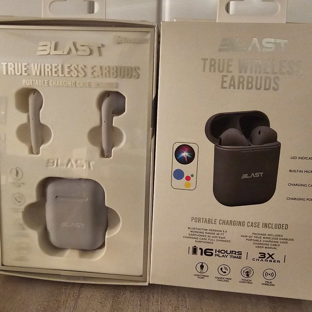 HUGE LOT of (12) 🌺 BLAST True 🌺 WIRELESS EARBUDS 🌺 BLUETOOTH Charging Case 🌺